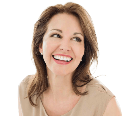 Woman Smiling After SmoothGlo Treatment Woman Smiling After SmoothGlo Treatment