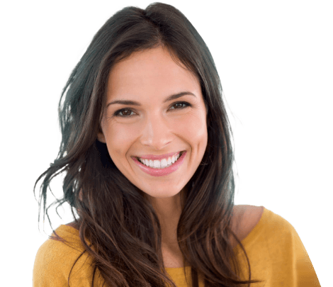 Woman smiling after SmoothGlo Treatment Woman smiling after SmoothGlo Treatment