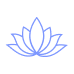 woman icon blue