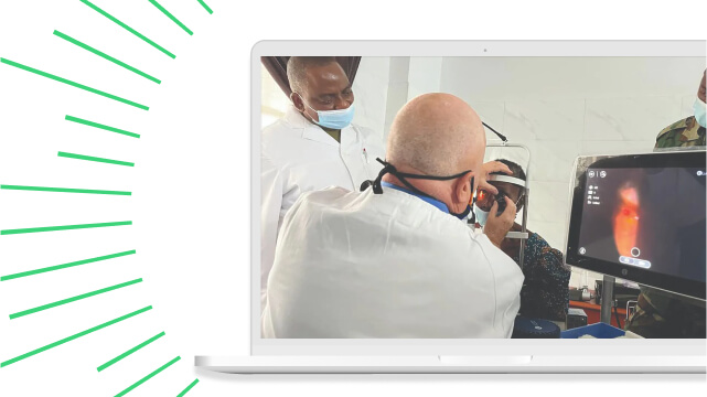 18.6.23_Hub Banner_01 During a trip to Togo, West Africa, Dr.Shlomo Melamed, MD and his colleagues taught local ophthalmologists to perform SLT using Digital Duet.